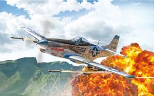 ITA1452 - Maquette à assembler et à peindre - North American F-51D Mustang Korean War