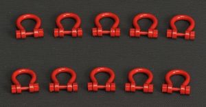 YCC636-1 - Ensemble de 8 manilles rouge 200 tonnes