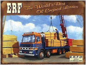 Plaque en métal - E.R.F The world's best
