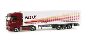 HER155694 - Camion avec remorque frigorifique FELIX - MAN TGX XXL 4x2