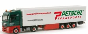 Camion avec remorque frigorifique PETSCHL - MAN TGX XLX 4x2