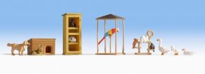 Animaux domestiques avec accessoires