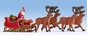 Figurines et accessoires - Père Noël avec traîneau