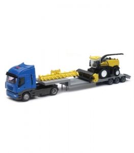 IVECO stralis avec porte engins et ensileuse NEW HOLLAND FR920 échelle aléatoire