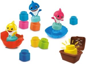 CLE17426 - Jouet à partir de 6 mois – Cubes souples Baby Shark