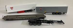 3 remorques et wagon PNO en coffret