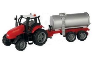 KID510653A - Tracteur rouge avce tonne à lisier à friction