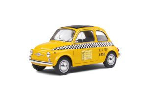 Voiture de 1965 couleur jaune -FIAT 500 taxi NYC