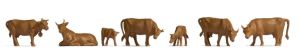 NOC18216 - Animaux – Vaches de couleur marron