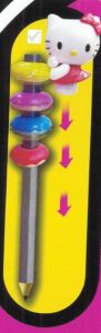 Accessoire pour crayon HELLO KITTY donut - coloriage fourni
