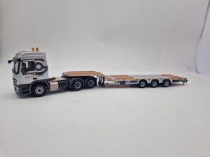 WSI9786 - Camion avec plateau 3 essieux GROHMANN – MERCEDES ACTROS 6x4
