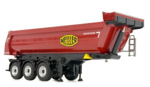 MAR2123-02 - Matériel agricole de couleur rouge - benne tp MEILLER