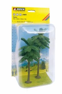 NOC21972 - Déco pour diorama - Palmier - 2 pièces 15 cm et 19 cm