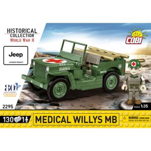 COB2295 - Jeu de construction – 130 pcs – JEEP Willys MB médical