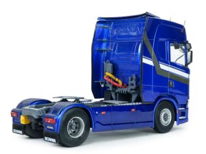 SOL2400308 - Camion solo de couleur bleu métalisé - SCANIA 580S Highline 4x2