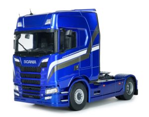 SOL2400308 - Camion solo de couleur bleu métalisé - SCANIA 580S Highline 4x2