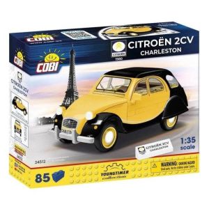 COB24512 - Jeu de construction - 85 pcs - CHITROEN 2CV Charleston de couleur jaune et noir