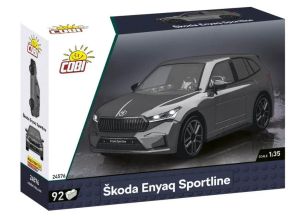 COB24576 - Jeu de construction - 92 pcs - SKODA Enyaq Sportlin de couleur noire