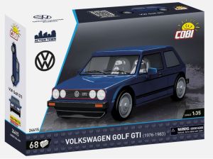 COB24615 - Jeu de construction - 68 pcs - VW Golf de couleur bleu 1976-1983