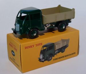 DIN25M - Camion porteur benne de couleur vert - Edition Atlas - FORD 4x2