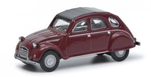 SCH26700 - Voiture de couleur bordeaux – CITROEN 2 CV