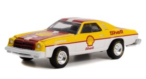 GREEN28100-B - Voiture sous blister 100e anniversaire SHELL - CHEVROLET Chevelle Laguna