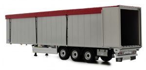 MAR2016-01 - Accessoire pour camion - Remorque à fond mouvant avec bâche de couleur Rouge