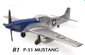 Avion de combat MUSTANG P-51  en kit
