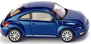 Voiture VOLKSWAGEN cabriolé bleu métallic New Beetle