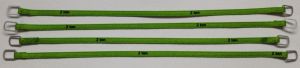Ensemble de 4 sangles verte de 12cm 2 tonnes