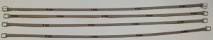 Ensemble de 4 sangles de levage grise de 26cm 4 tonnes