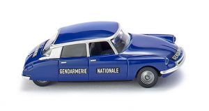 Voiture gendarmerie bleue CITROEN ID19