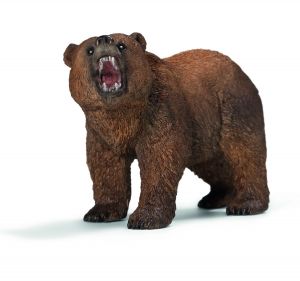 SHL14685 - Figurine de l'univers des animaux sauvages - Ours Grizzly