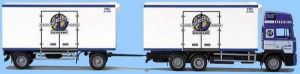 AWM53363 - Camion porteur avec remorque "Peter Hansen" MAN F2000 Evolution HD