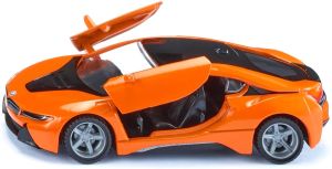 SIK2348 - Voiture de sport couleur orange et noire - BMW i8 LCI