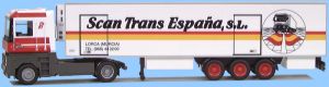 Camion avec remorque frigorifique "Scantrans" Renault Magnum AE 500