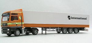 AWM71649 - Camion avec Remorque 3 Essieux "Protrans" Man TG-410A XXL