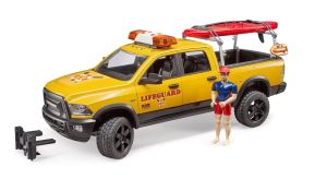 BRU2506 - Voiture de sauveteur - DODGE RAM 2500 Power Wagon avec personnages et accessoires