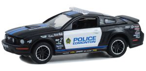 GREEN30370 - Voiture sous blister de la série Blueline Racing - FORD Mustang GT 2009 Police d'Edmonton