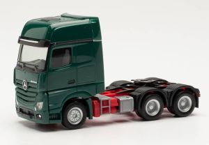 HER305167-004 - Camion solo de couleur vert foncé – MERCEDES ACTROS GIGASPACE 6X4