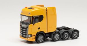 Camion jaune 8x4 SCANIA CS 20 HD SCHWERLASTZUGMASCHINE MAIGELB