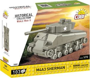 COB3089 - Jeu de construction – 103 pcs - SHERMAN M4A3