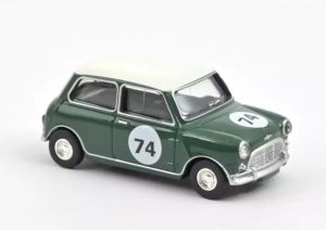 NOREV310525 - Voiture de 1964 couleur verte N°74 - MINI COOPER S