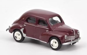 NOREV310935 - Voiture de 1950 couleur bordeaux - RENAULT 4CV