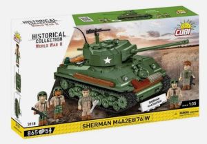 COB3118 - Jeu de construction - 865 pcs - SHERMAN M4A2E8(76)W