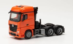 HER313315-002 - Camion solo avec support arrière et grue de déchargement – MERCEDES ARCOS 6X2