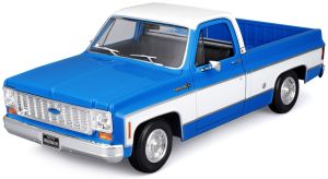 MST31467BU - Voiture de 1974 couleur bleue et blanche - CHEVROLET C10 Cheyenne Super