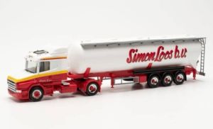 SCANIA semi remorque silo HAUBER SIMON LOOS