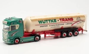 SCANIA CS 20 HD 4x2 semi remorque silo WUTTKE-TRANS BUEGKUNSTADT