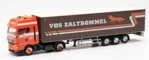 HER315067 - Camion avec remorque bachée 3 essieux VOS ZALTBOMMEL – MAN TGX GX 4X2